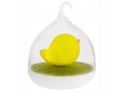 Závěsná LED dětská dekorace ve tvaru ptáčka AMPATO, žlutá