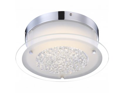 LED přisazená moderní stropnice LEAH, 12W, denní bílá, 28cm, kulatá