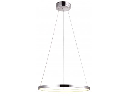 Designový LED lustr na lanku LAUREANO, 25W, denní bílá, chromovaný
