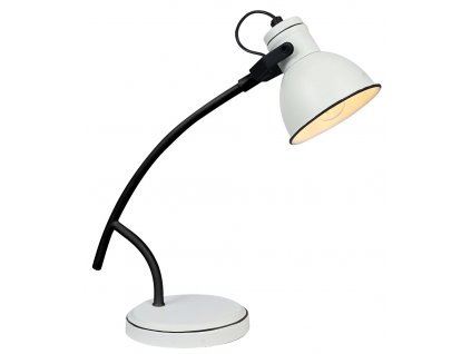 Moderní stolní lampa ZANOBI, bílá