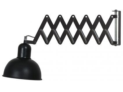 Flexibilní nástěnná lampa GUSTAVO, 1xE27, 40W, černá