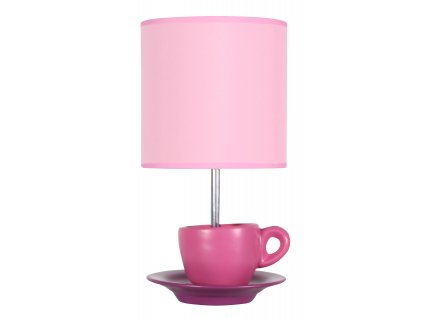 Designová stolní lampička CIRO, růžová