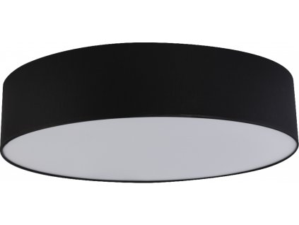 LED stropní osvětlení FERDINANDO, 4xE27, 15W, 60cm, kulaté, černé