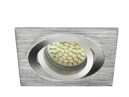 Podhledové bodové osvětlení OLLEN L50, 1xGX5,3, 50W, 9x9cm, hranaté, hliníkové