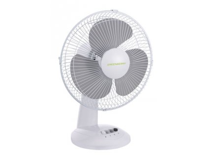 Stolní ventilátor LEMOS, 40W, 34cm, 3 rychlosti, šedý