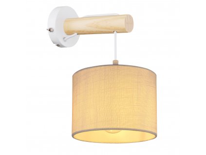 Nástěnná moderní lampa s vypínačem RAFA, 1xE27, 40W