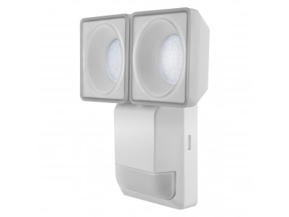 Venkovní LED nástěnné bodové osvětlení s čidlem ENDURA SPOT, 16W, denní bílá, IP55, bílé