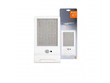 Venkovní LED solární nástěnné osvětlení DOORLED, 3W, denní bílá, IP44, bílé