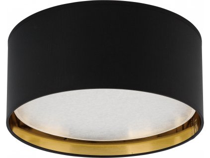 Přisazené stropní osvětlení BILBAO, 4xE27, 60W, 45cm, kulaté, černé