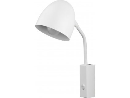 Nástěnné osvětlení s vypínačem SOHO WHITE, 1xE27, 60W, bílé