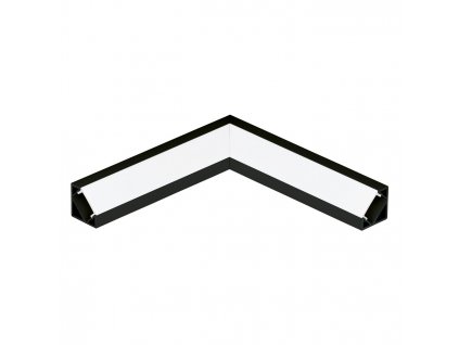 Hliníkový profil pro LED pásky CORNER PROFILE 1, rohový, černobílý