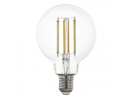 LED chytrá filamentová žárovka, E27, G80, 6W, 2200-6500K, 806lm, teplá-studená bílá
