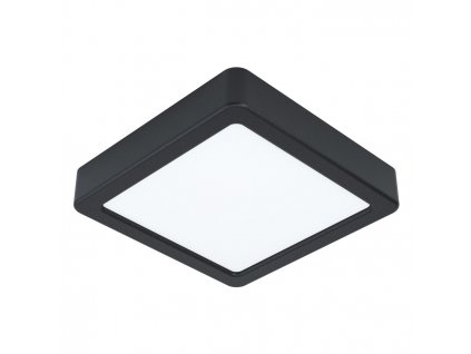 LED přisazené osvětlení FUEVA 5, 10,5W, teplá bílá, 16x16cm, hranaté, černé