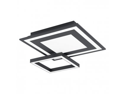 LED přisazené stropní světlo SAVATARILA-C, 20W, teplá bílá-studená bílá, RGB, černé