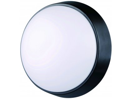 Venkovní nástěnné / stropní LED osvětlení TITANIA-R, 14W, denní bílá, 21,5cm, kulaté, IP54, černé