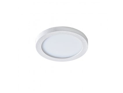 Stropní LED osvětlení do koupelny SLIM 9 ROUND, 6W, denní bílá, 8,5cm, kulaté, bílé, IP44