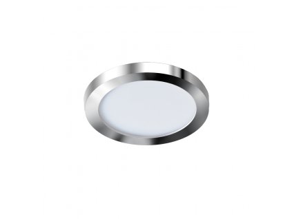 Stropní LED osvětlení do koupelny SLIM 9 ROUND, 6W, denní bílá, 8,5cm, kulaté, chrom, IP44