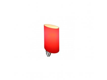 Moderní nástěnné osvětlení ROSA, 1xE14, 40W, červené