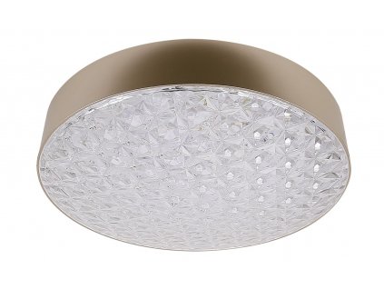 LED stropní osvětlení SARNO, 24W, teplá bílá-studená bílá, 38,5cm, kulaté, zlaté