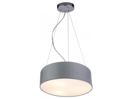 Závěsné moderní osvětlení CORIGLIANO-ROSSANO, 3xE27, 40W, 40cm, kulaté, šedé
