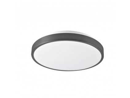 LED stropní moderní osvětlení JOHN, 15W, denní bílá, 29cm, kulaté, černé