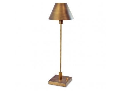 Stolní rustikální lampa CHARLOTTE, 1xE14, 40W, zlatá