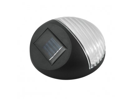 LED solární venkovní schodišťové osvětlení MEDICINE, studená bílá, IP44, černé