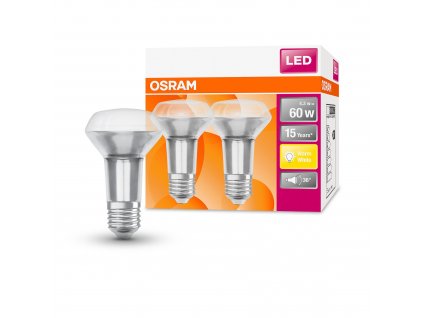 Sada 2x LED žárovka E27, R63, 4,3W, 345lm, 2700K, teplá bílá