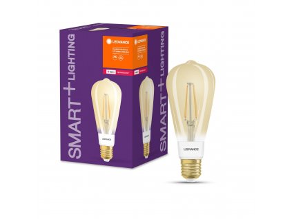 Chytrá LED filamentová žárovka SMART+ ZB, E27, ST64, 6W, 680lm, 2400K, teplá bílá