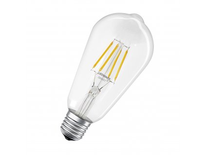 Chytrá LED filamentová žárovka SMART+ BT, E27, ST64, 6W, 806lm, 2700K, teplá bílá, čirá
