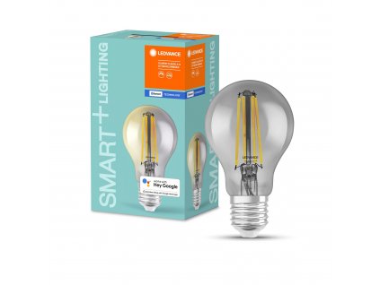 Chytrá LED filamentová žárovka SMART+ BT, E27, A60, 6W, 540lm, 2700K, teplá bílá, kouřová