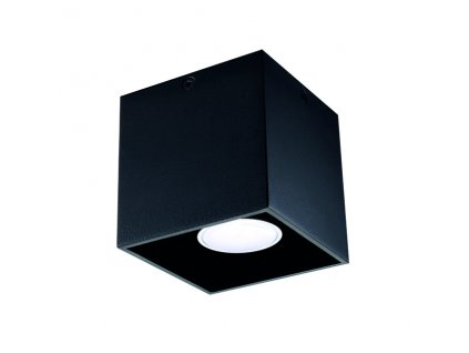 Stropní osvětlení ALTOS, 1xGU10, 40W, 10x10cm, hranaté, černé