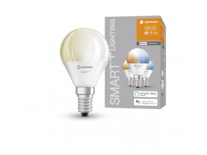Sada 3x chytrá LED žárovka SMART+ WIFI, E14, P40, 5W, 470lm, 2700-6500K, teplá-studená bílá