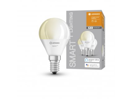 Sada 3x chytrá LED žárovka SMART+ WIFI, E14, P40, 5W, 470lm, 2700K, teplá bílá