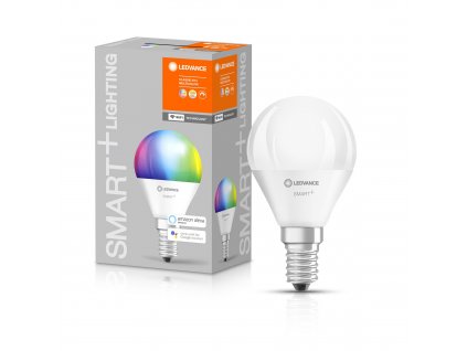 Chytrá LED žárovka SMART+ WIFI, E14, 5W, P40, 470lm, 2700-6500K, teplá-studená bílá, RGB