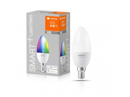 Chytrá LED žárovka SMART+ WIFI, E14, Candle, 5W, 470lm, 2700-6500K, teplá-studená bílá, RGB