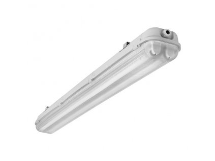 Prachotěsné osvětlení pro LED trubice LADA, 2xG13, 58W, šedé