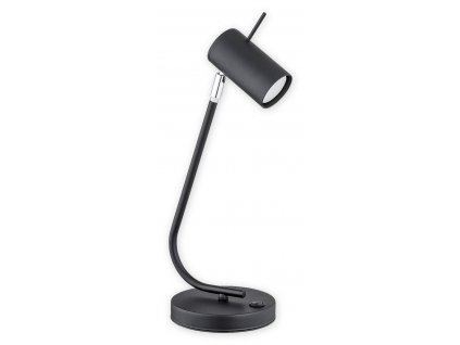 Moderní stolní lampička PEXO CZA, 1xGU10, černá