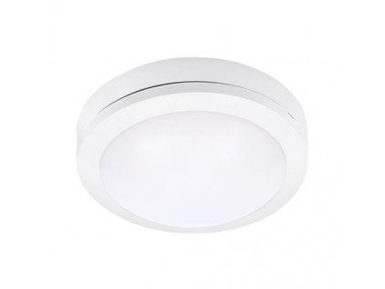 LED venkovní stropní osvětlení SIENA, 13W, denní bílá, 17cm, kulaté, bílé, IP54