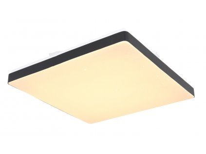 Stropní LED moderní světlo RAINA, 12W, teplá bílá, 33x33cm, hranaté, černé