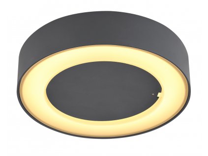 Venkovní stropní / nástěnné LED osvětlení SURA, 12W, teplá bílá, antracitové, kulaté, IP54