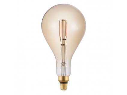 LED stmívatelná vintage žárovka, E27, PS160, 4W, 400lm, 2200K, teplá bílá, jantarová