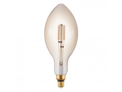 LED stmívatelná vintage žárovka, E27, E140, 4W, 400lm, 2200K, teplá bílá, jantarová