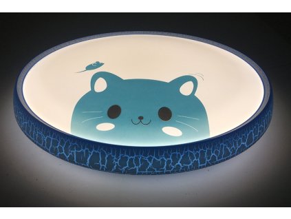 Stropní LED osvětlení do dětského pokoje CAT, 24W, denní bílá, 40cm, kulaté