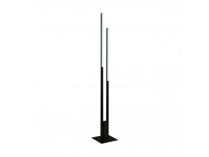 Chytrá LED stojací lampa FRAIOLI-Z, 2x17W, teplá bílá-studená bílá, RGB, černá