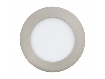 LED zápustné koupelnové chytré osvětlení FUEVA-Z, 5,4W, 12cm, kulaté, stříbrné