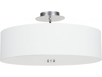 Stropní moderní osvětlení VIVIANE, 3xE27, 60W, 50cm, kulaté, bílé