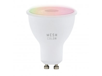 Chytrá LED žárovka, GU10, 4,9W, 345lm, 2700-6500K, teplá-studená bílá, RGB