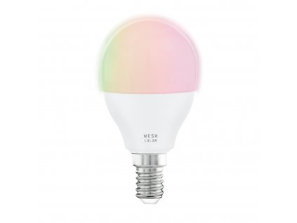 Chytrá LED žárovka, E14, P45, 4,9W, 470lm, 2700-6500K, teplá-studená bílá, RGB