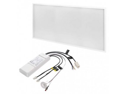 Vestavný LED panel EMERGENCY, 18W, denní bílá, 60x30cm, hranatý